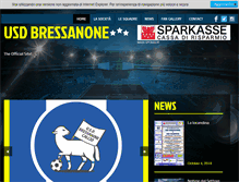 Tablet Screenshot of bressanonecalcio.it